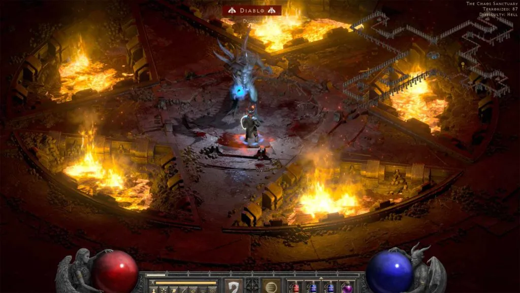 Diablo 2 game on PC