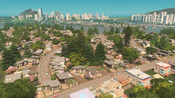 Cities Skylines game on PC