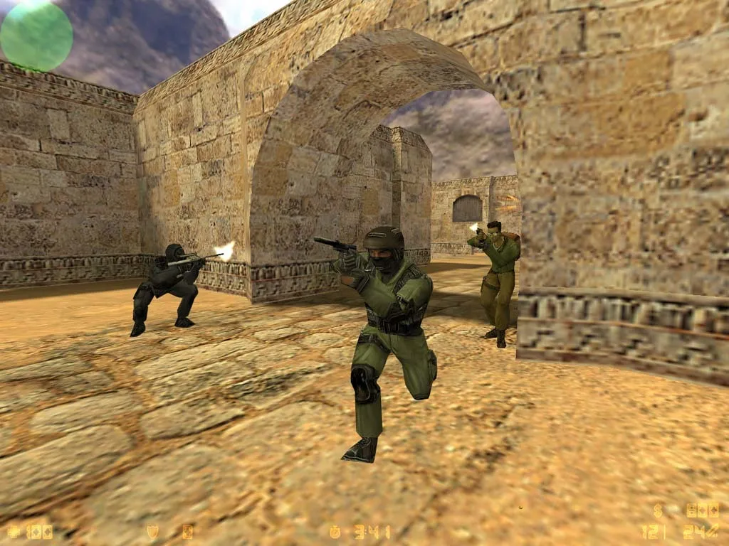 Counter-Strike game on PC